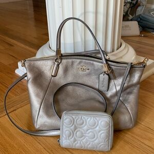 Coach purse with wallet